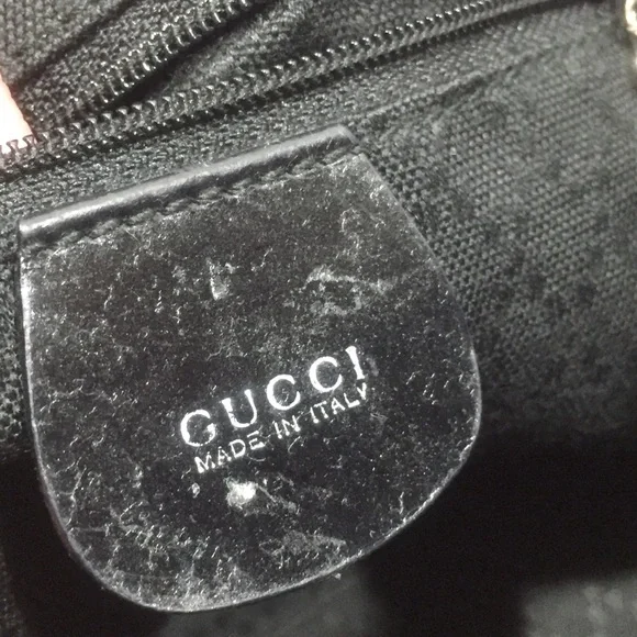 vintage gucci nylon, leather, and bamboo hobo - Picture 11 of 12